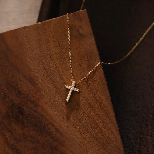 18K Gold Plated Cross Necklace